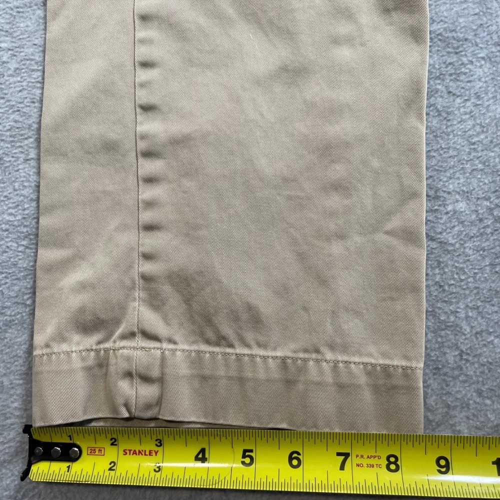 Polo Ralph Lauren Chino Pants Khaki Mens Size 37x30 Class Fit Causal Pants Tan - Picture 8 of 16